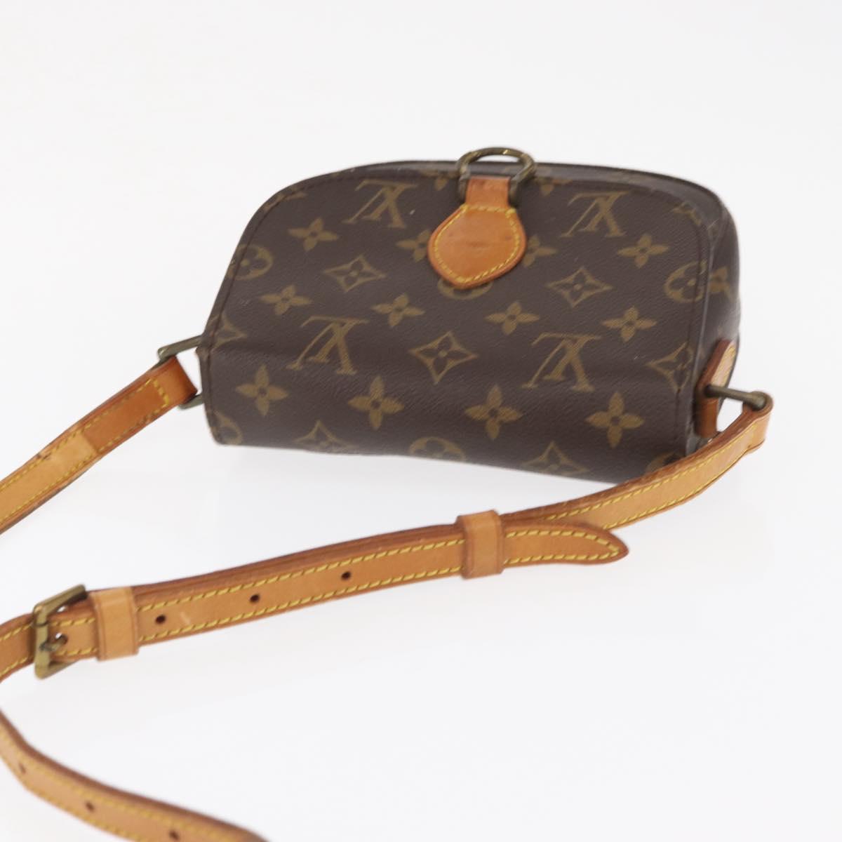 LOUIS VUITTON Monogram Saint Cloud PM Shoulder Bag M51244 LV Auth 161907