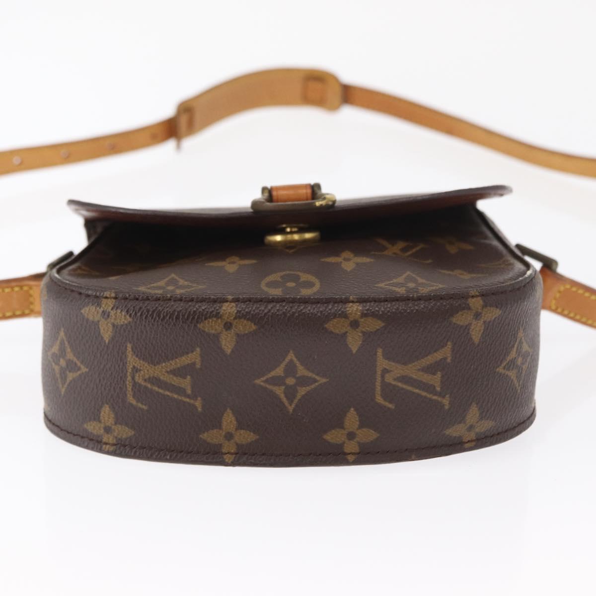 LOUIS VUITTON Monogram Saint Cloud PM Shoulder Bag M51244 LV Auth 161907