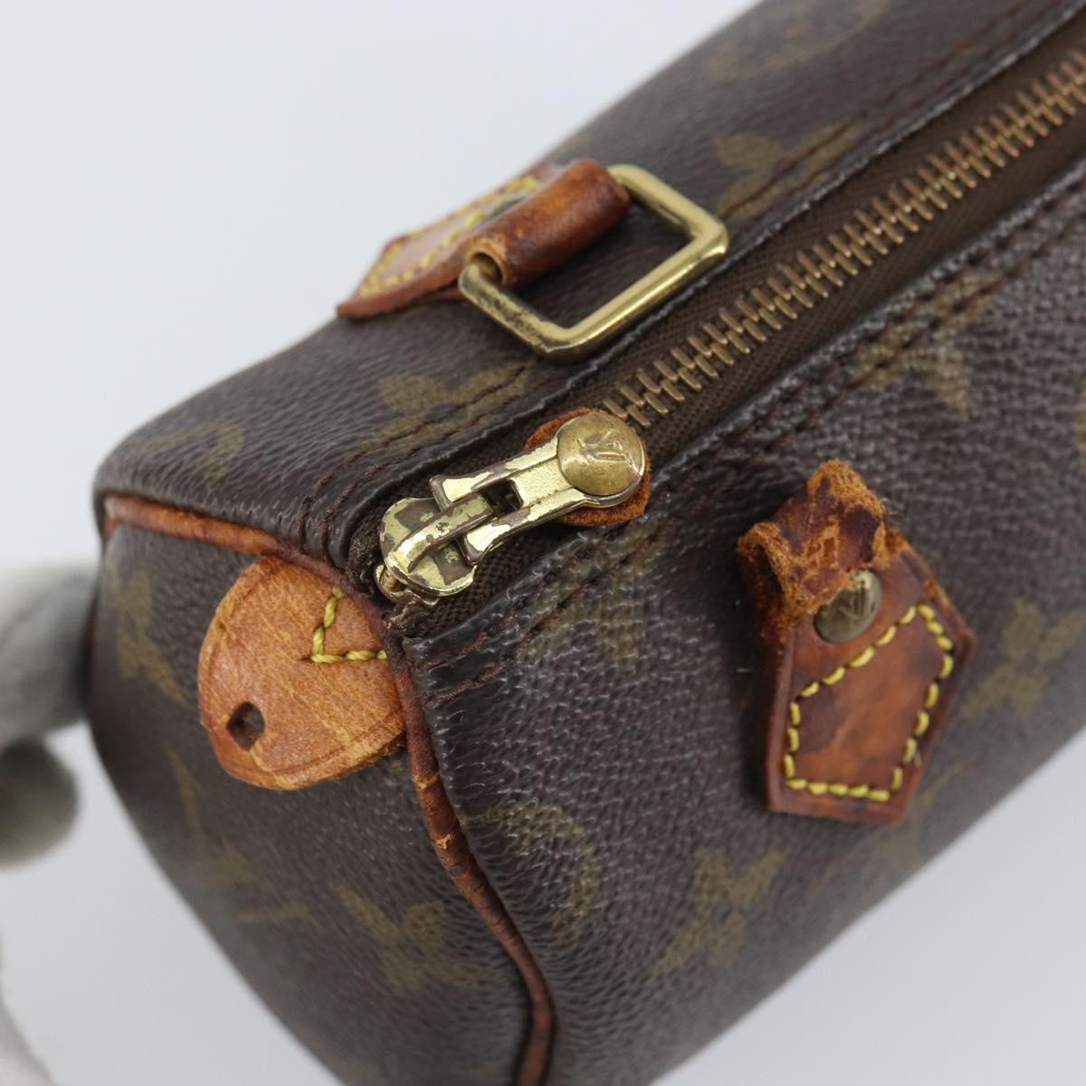 LOUIS VUITTON Monogram Mini Speedy Hand Bag M41534 LV Auth 161911