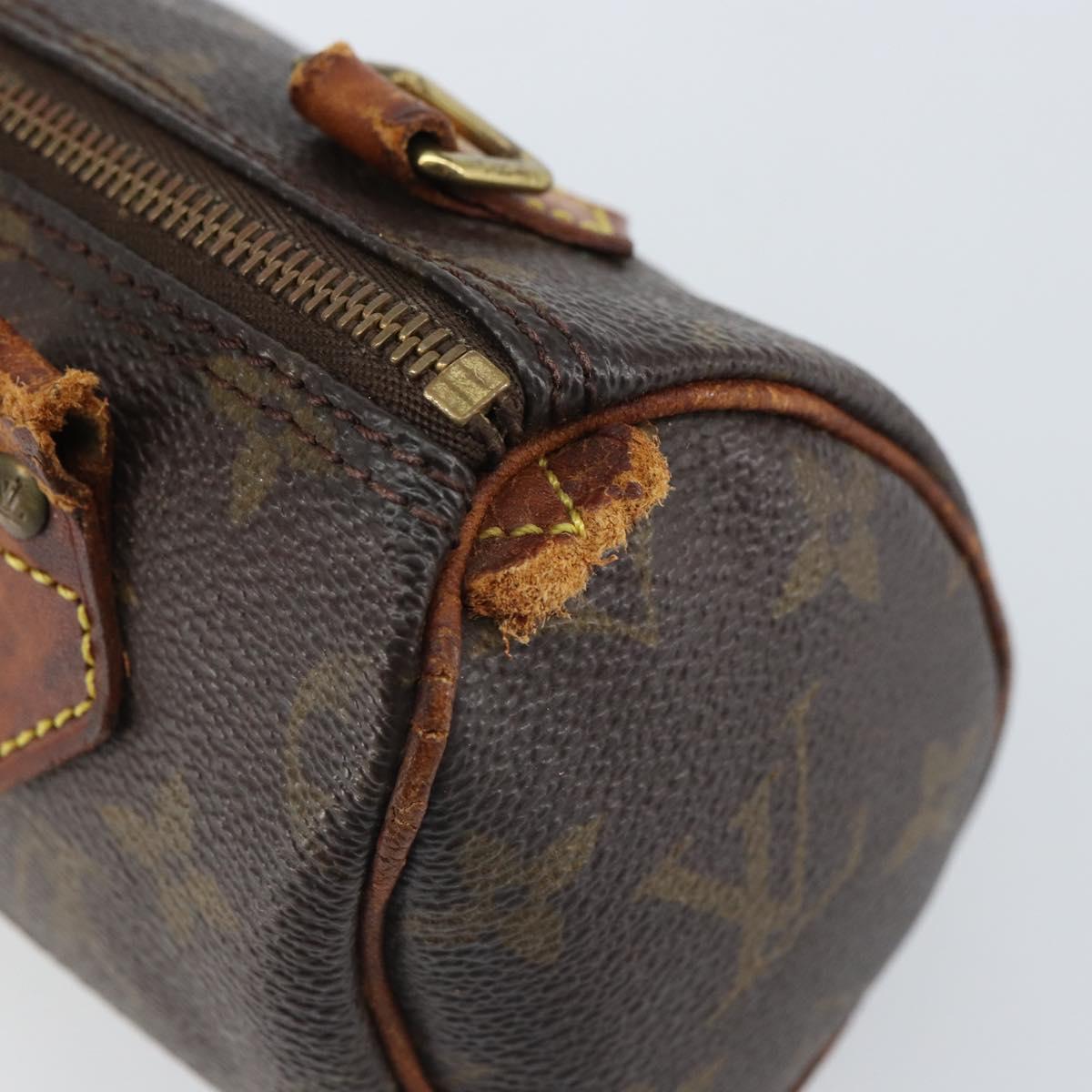 LOUIS VUITTON Monogram Mini Speedy Hand Bag M41534 LV Auth 161911