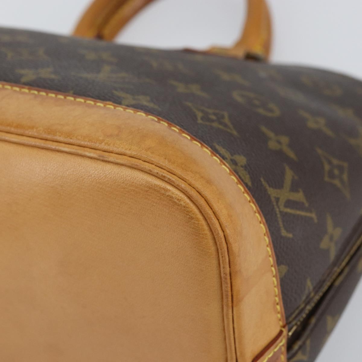 LOUIS VUITTON Monogram Alma Hand Bag M51130 LV Auth 161918