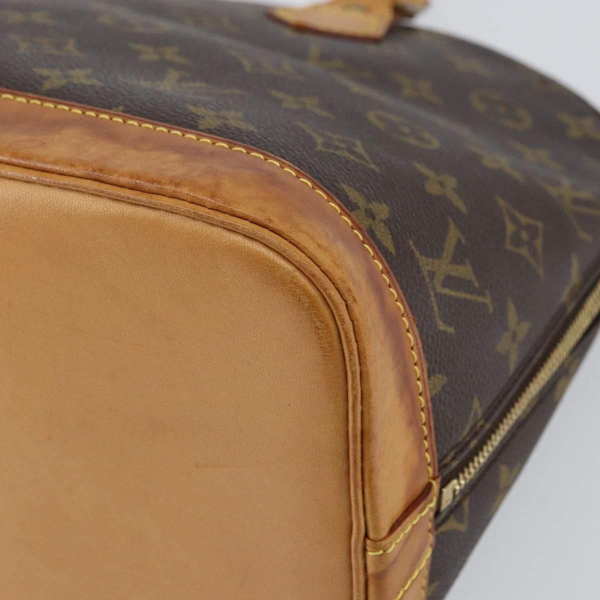 LOUIS VUITTON Monogram Alma Hand Bag M51130 LV Auth 161918
