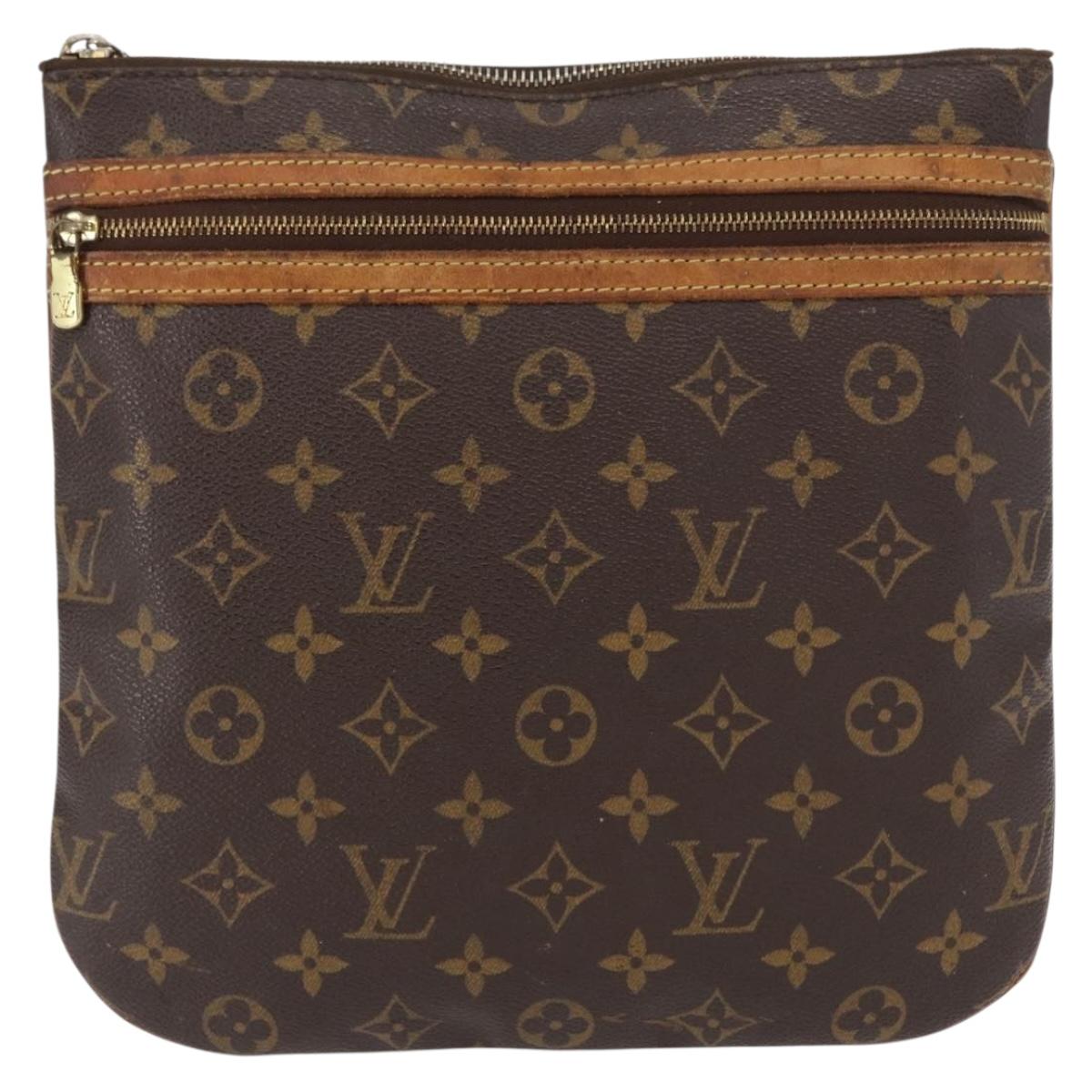 LOUIS VUITTON Monogram Pochette Bosphore Shoulder Bag M40044 LV Auth 161921