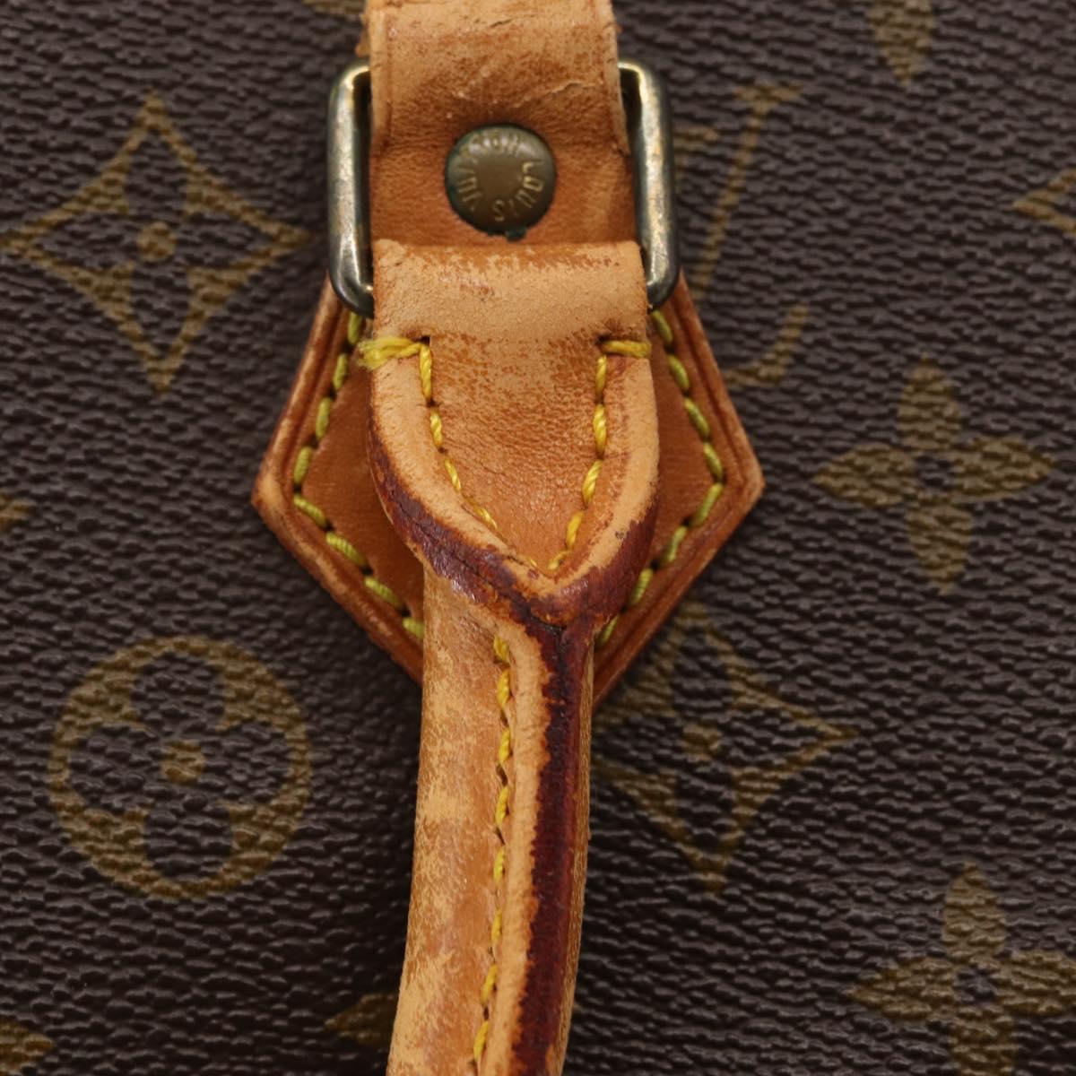 LOUIS VUITTON Monogram Sac Plat Hand Bag M51140 LV Auth 161922