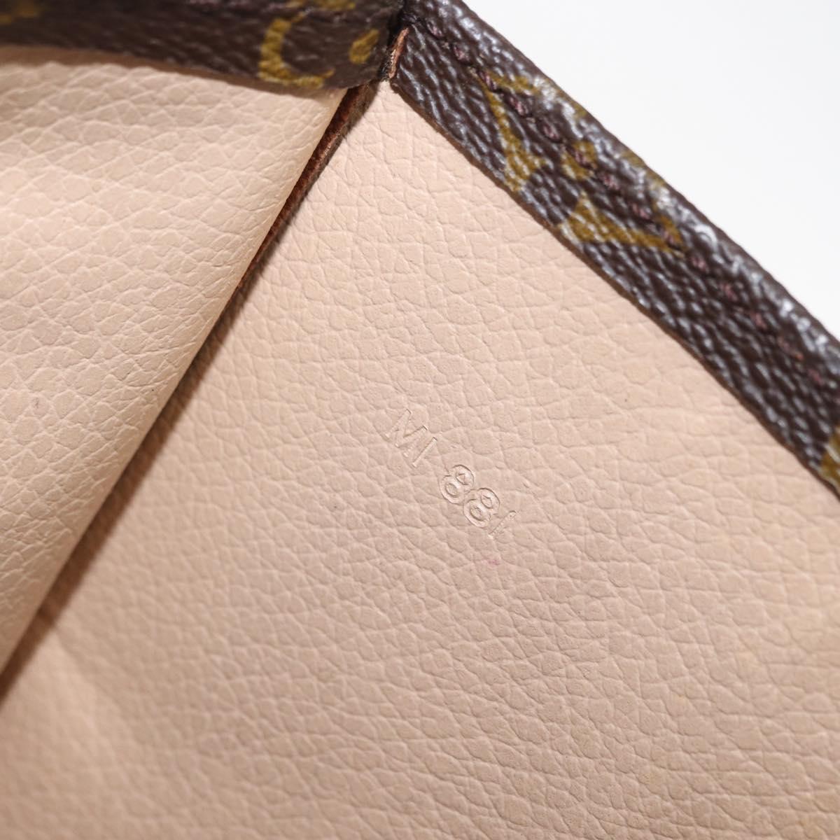 LOUIS VUITTON Monogram Sac Plat Hand Bag M51140 LV Auth 161922
