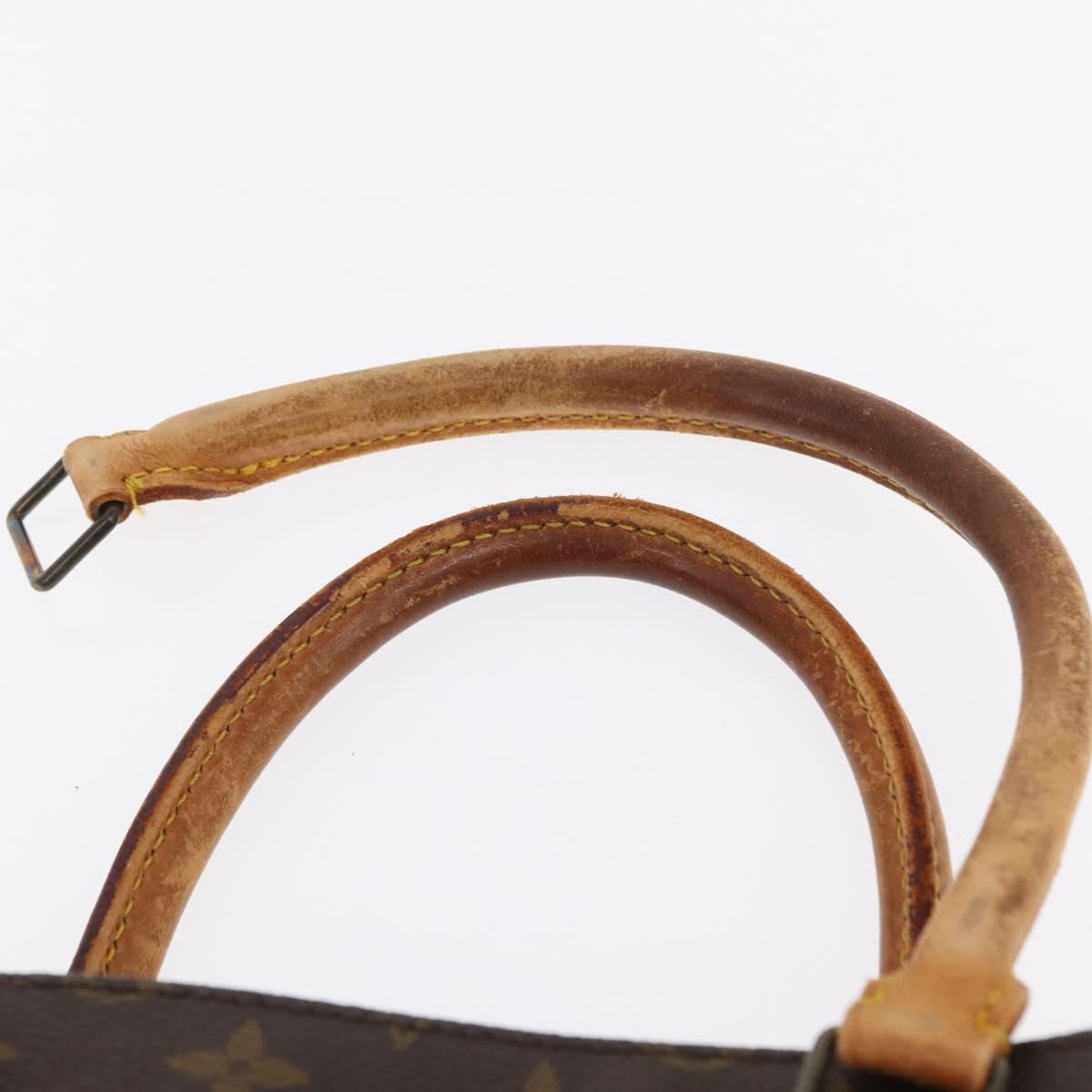 LOUIS VUITTON Monogram Sac Plat Hand Bag M51140 LV Auth 161922