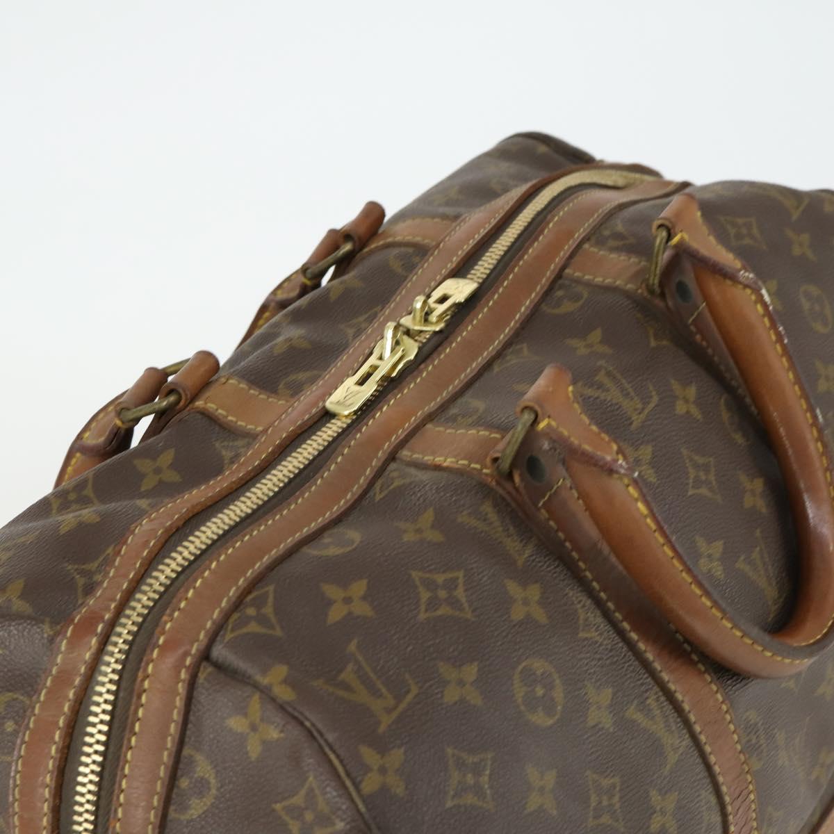 LOUIS VUITTON Monogram Sac Sports Boston Bag M41444 LV Auth 161939