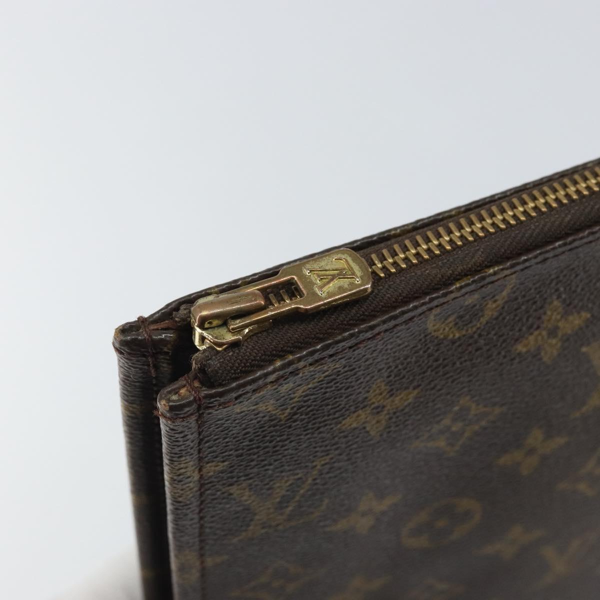 LOUIS VUITTON Monogram Posh Documents Briefcase M53457 LV Auth 161943