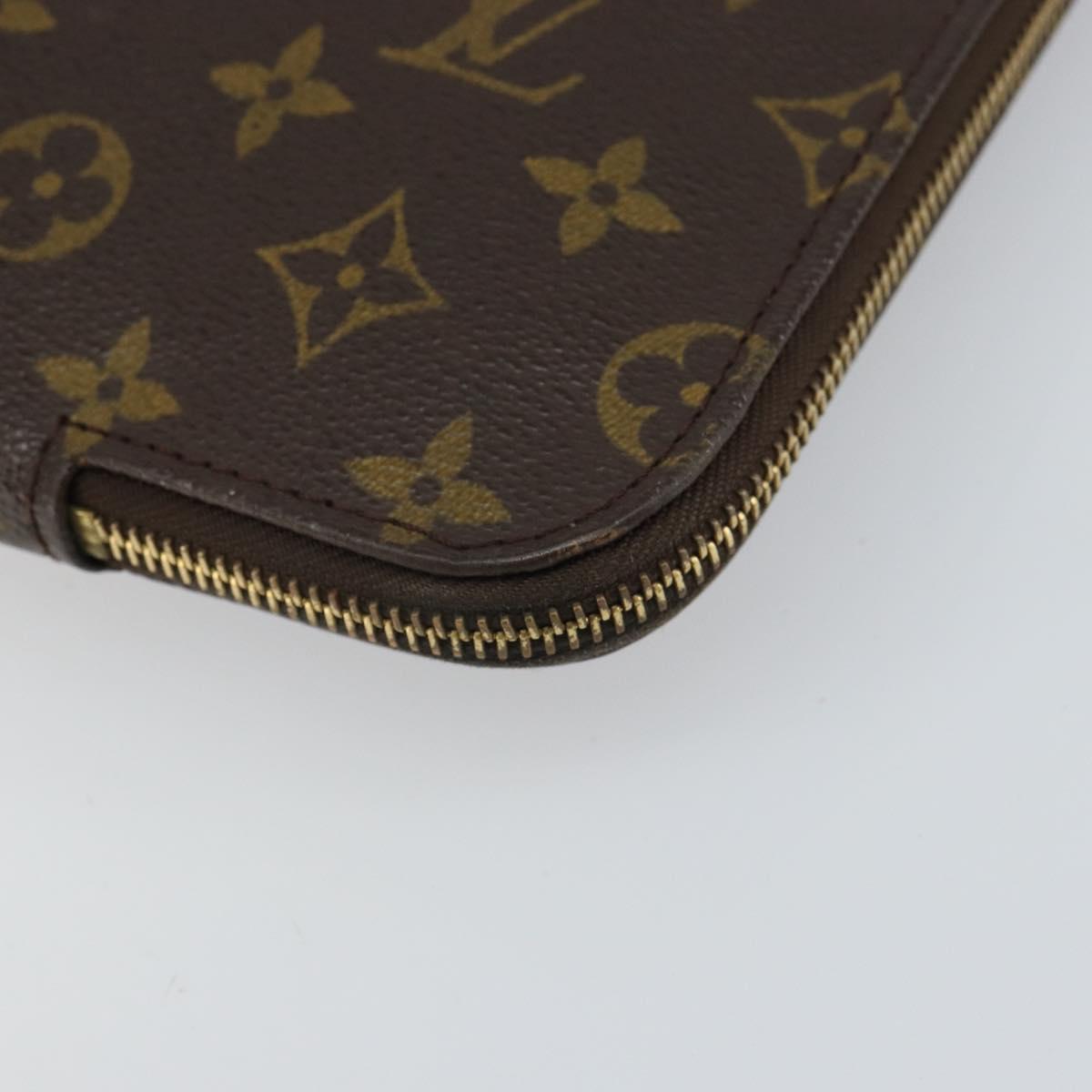 LOUIS VUITTON Monogram Posh Documents Briefcase M53457 LV Auth 161943