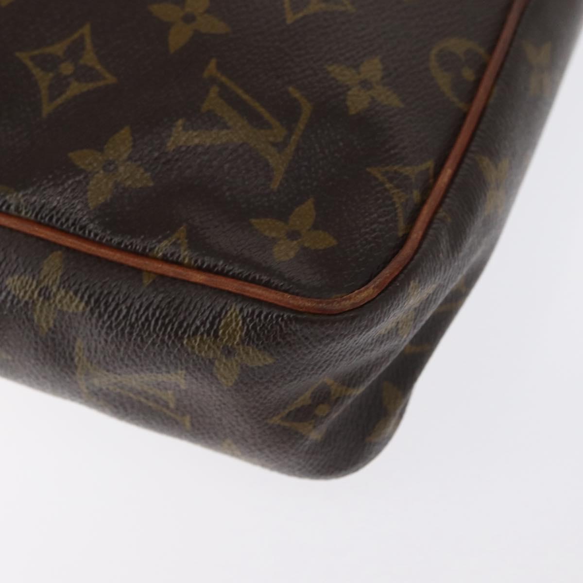 LOUIS VUITTON Monogram Compiegne 23 Clutch Bag M51847 LV Auth 161946