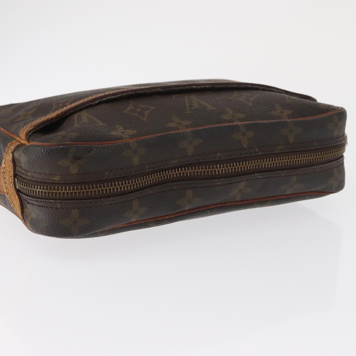 LOUIS VUITTON Monogram Compiegne 23 Clutch Bag M51847 LV Auth 161947