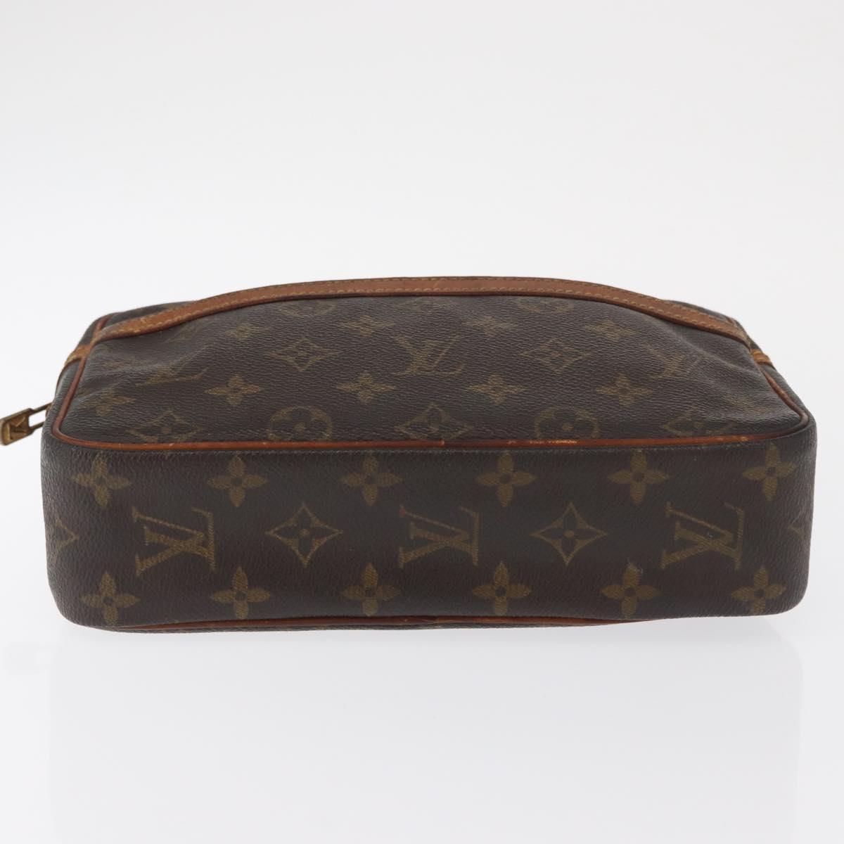 LOUIS VUITTON Monogram Compiegne 23 Clutch Bag M51847 LV Auth 161947