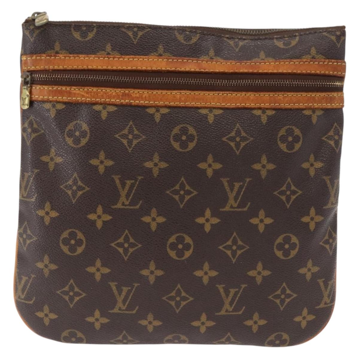 LOUIS VUITTON Monogram Pochette Bosphore Shoulder Bag M40044 LV Auth 161957