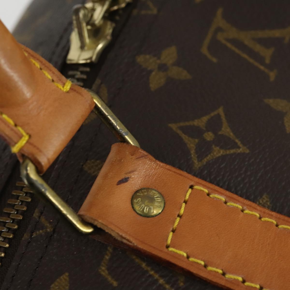 LOUIS VUITTON Monogram Keepall 55 Boston Bag M41424 LV Auth 161974