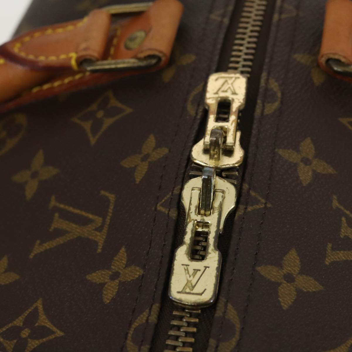 LOUIS VUITTON Monogram Keepall 55 Boston Bag M41424 LV Auth 161974
