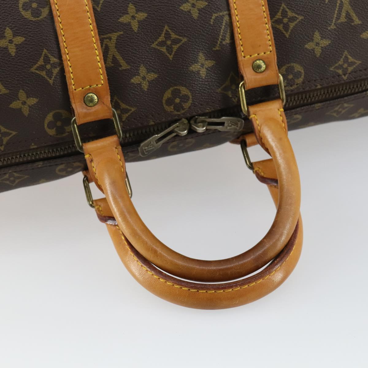 LOUIS VUITTON Monogram Keepall 45 Boston Bag M41428 LV Auth 161981