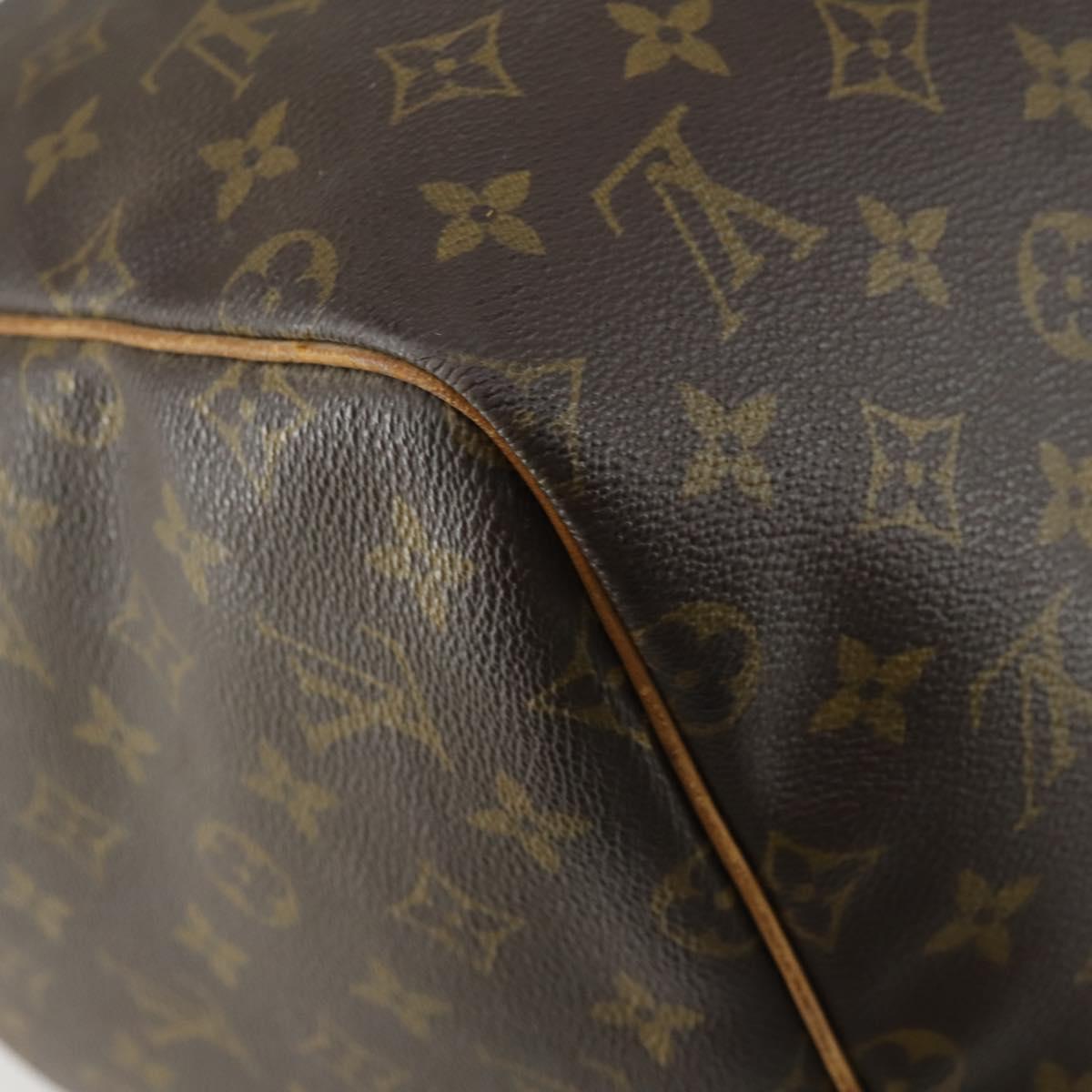 LOUIS VUITTON Monogram Keepall 55 Boston Bag M41424 LV Auth 161985