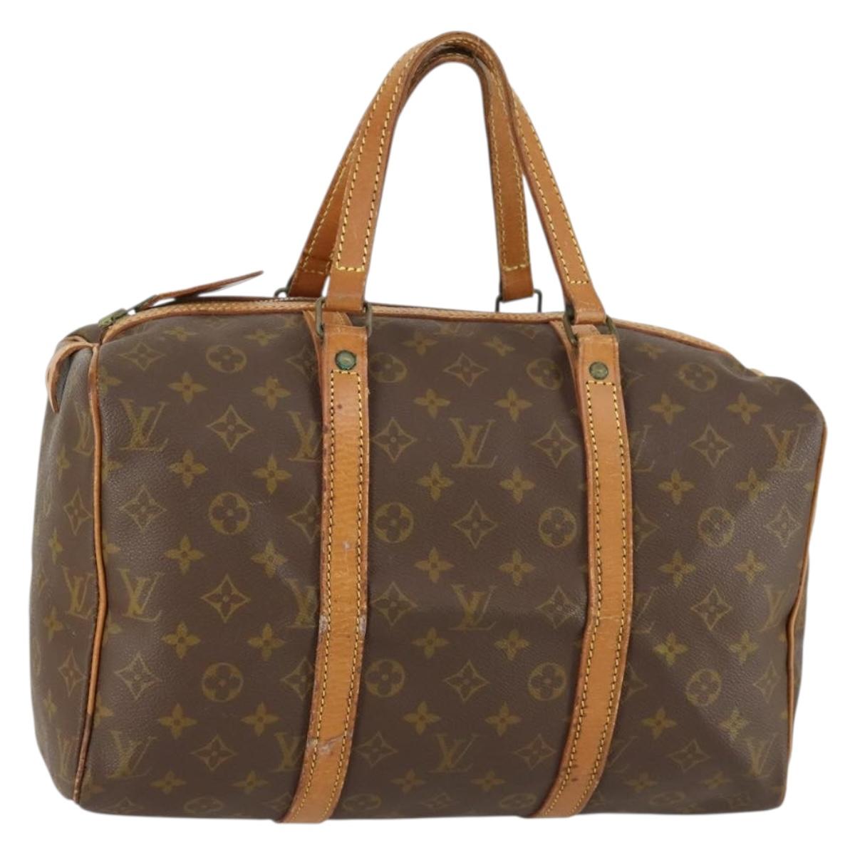 LOUIS VUITTON Monogram Sac Souple 35 Boston Bag M41626 LV Auth 161989