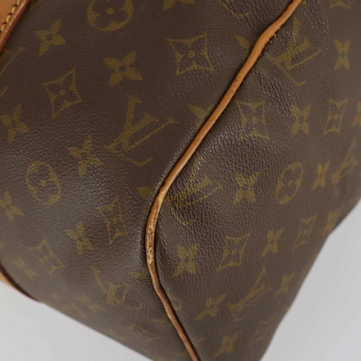 LOUIS VUITTON Monogram Sac Souple 35 Boston Bag M41626 LV Auth 161989
