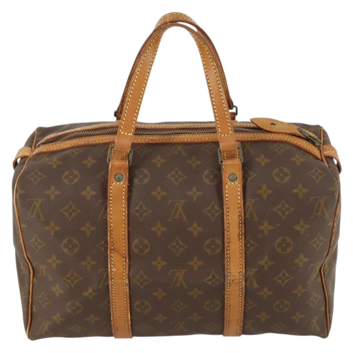 LOUIS VUITTON Monogram Sac Souple 35 Boston Bag M41626 LV Auth 161989
