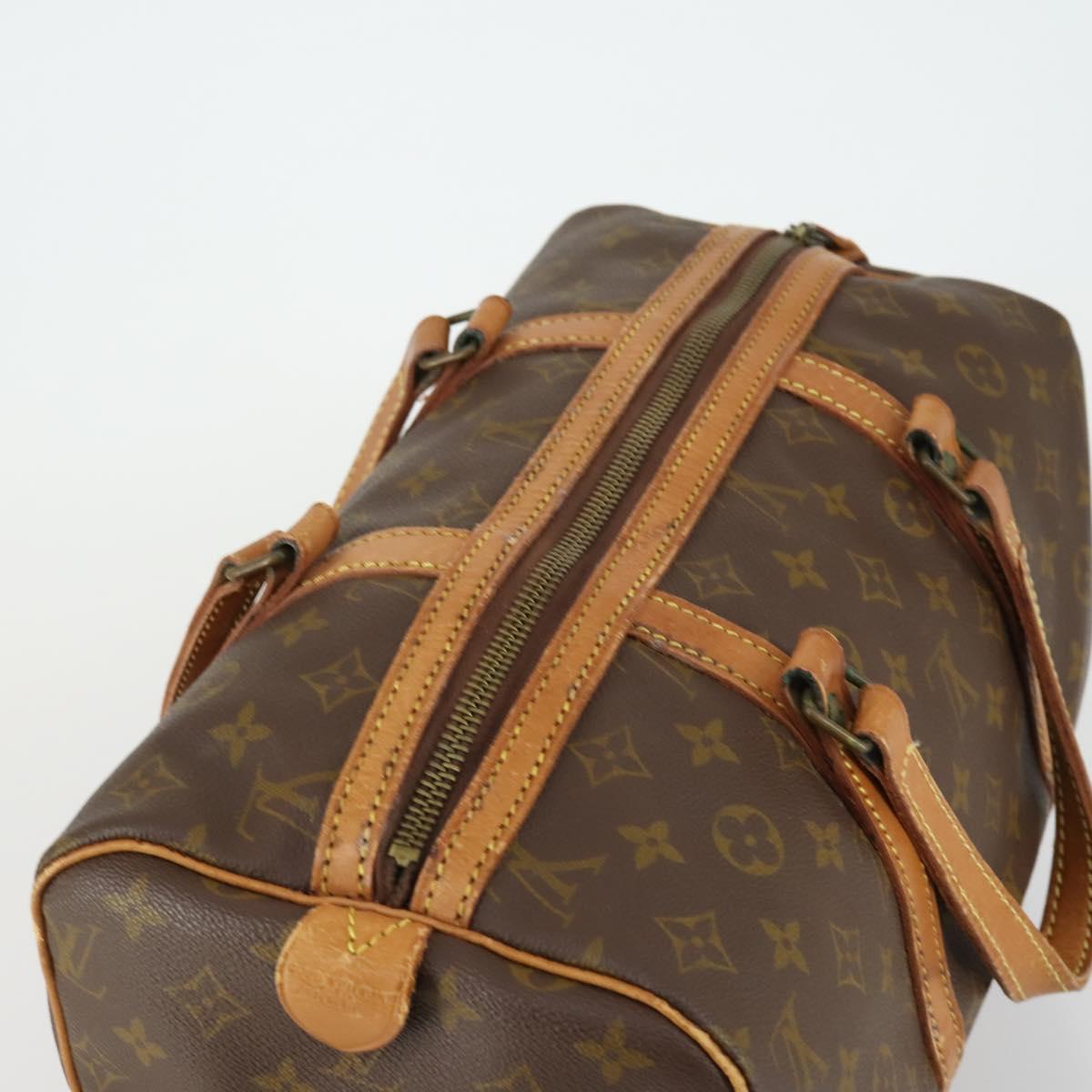 LOUIS VUITTON Monogram Sac Souple 35 Boston Bag M41626 LV Auth 161989