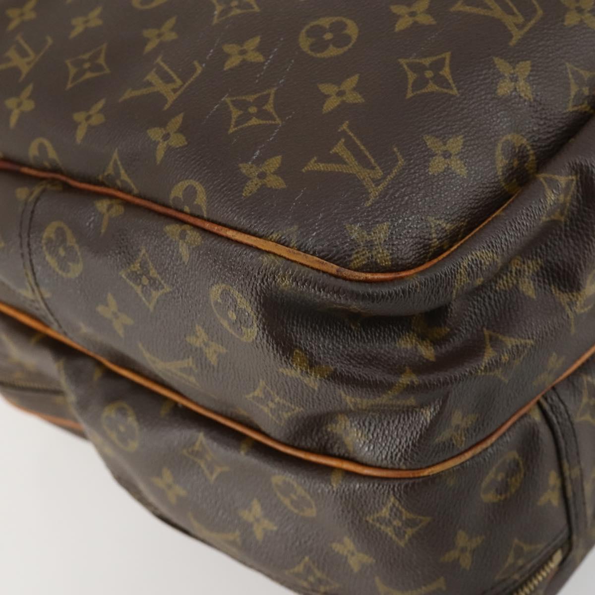 LOUIS VUITTON Monogram Alize de Poche Boston Bag 2way M41392 LV Auth 161996