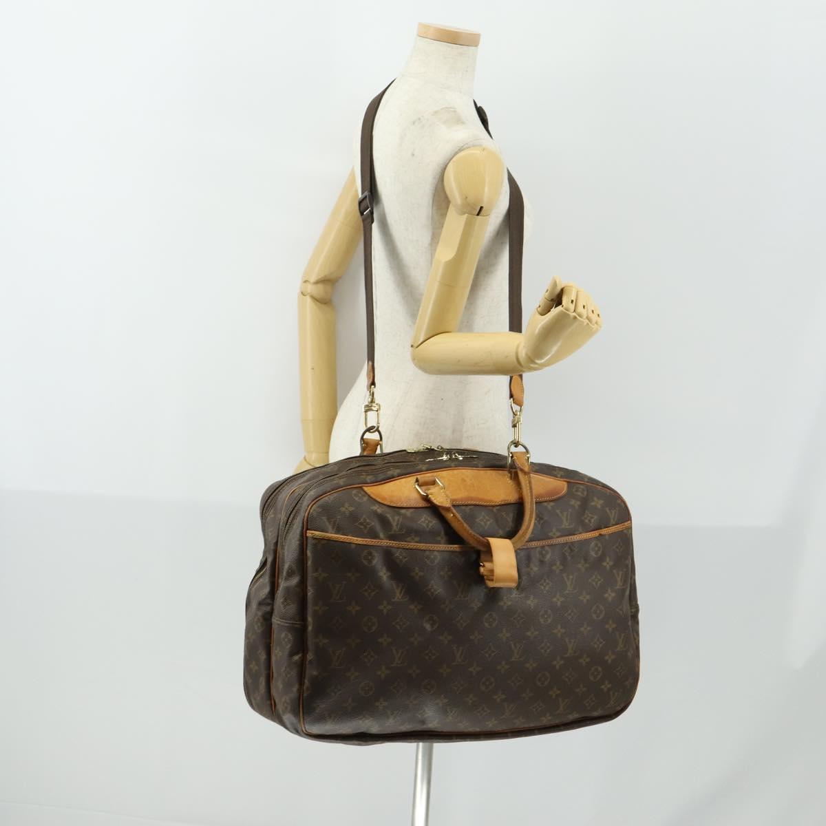 LOUIS VUITTON Monogram Alize de Poche Boston Bag 2way M41392 LV Auth 161996