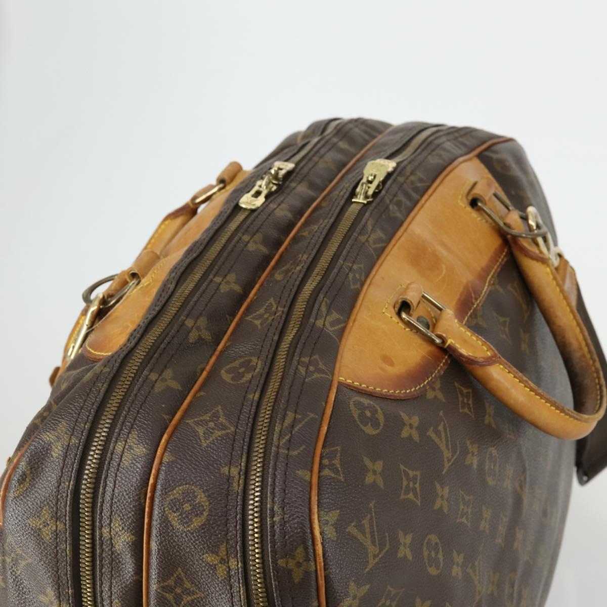 LOUIS VUITTON Monogram Alize de Poche Boston Bag 2way M41392 LV Auth 161996