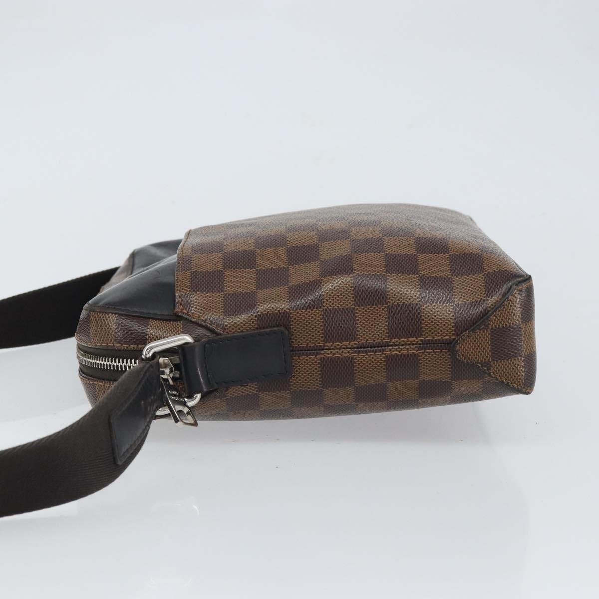 LOUIS VUITTON Damier Ebene Jake Messenger PM Shoulder Bag N41568 LV Auth 162002