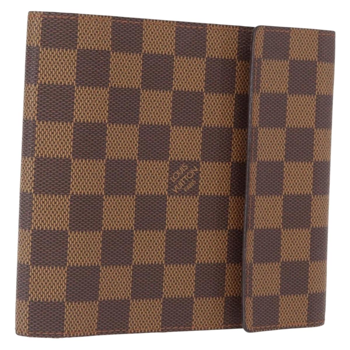 LOUIS VUITTON Damier Ebene CD case Pouch LV Auth 162005