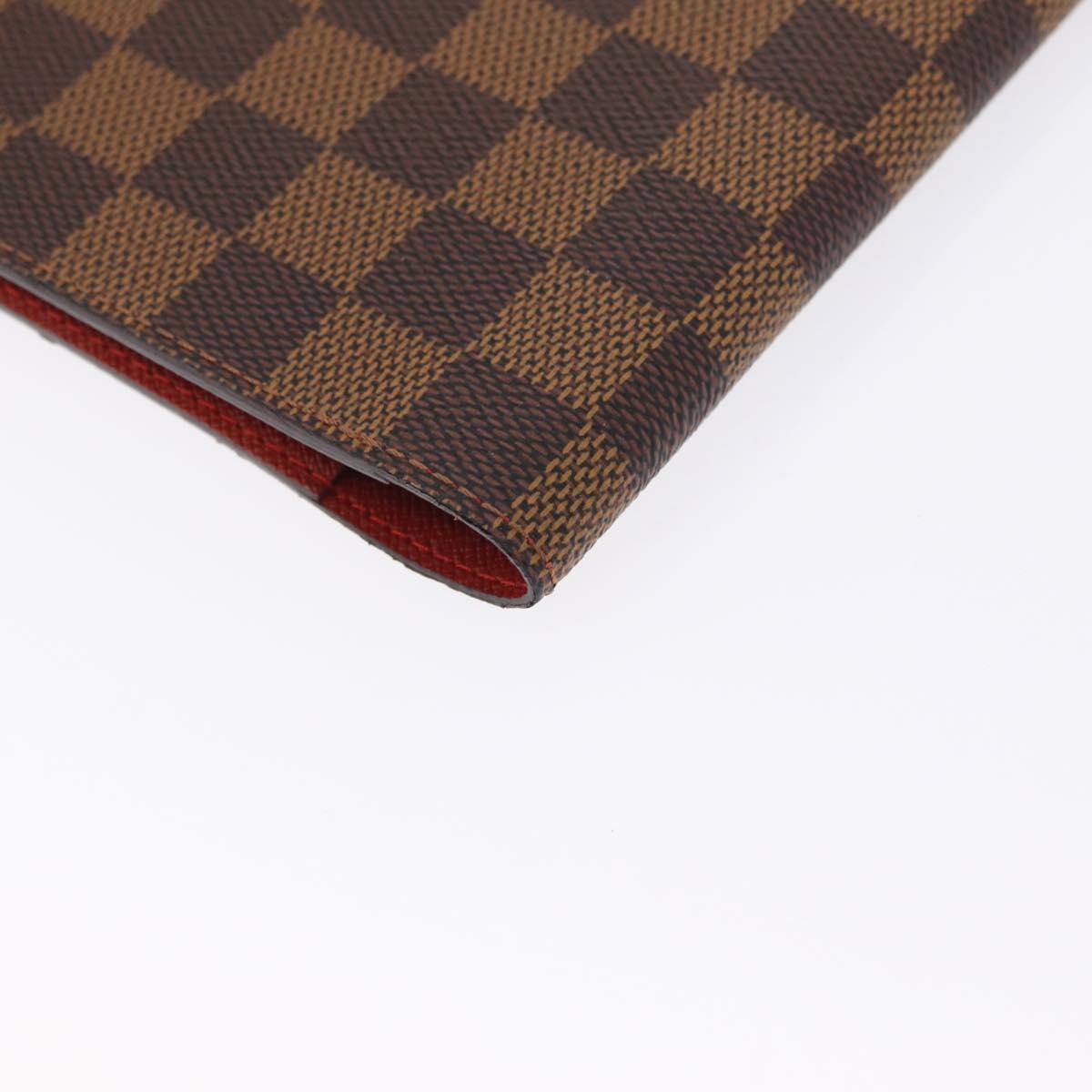LOUIS VUITTON Damier Ebene CD case Pouch LV Auth 162005