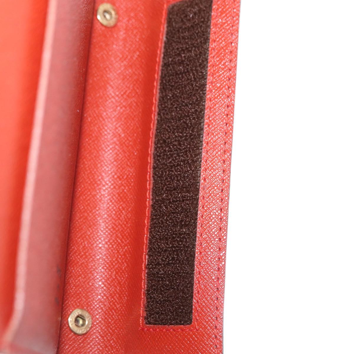 LOUIS VUITTON Damier Ebene CD case Pouch LV Auth 162005