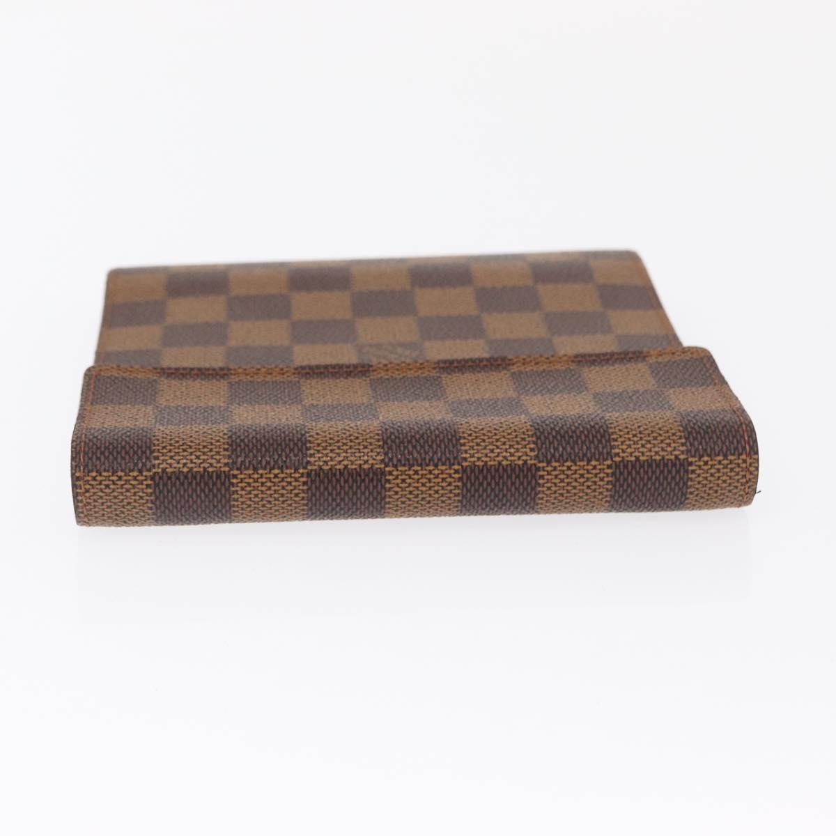 LOUIS VUITTON Damier Ebene CD case Pouch LV Auth 162005