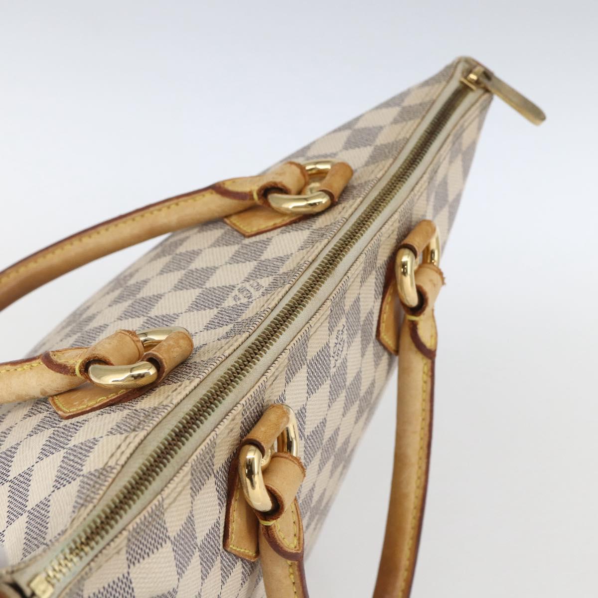 LOUIS VUITTON Damier Azur Saleya PM Tote Bag N51186 LV Auth 162007