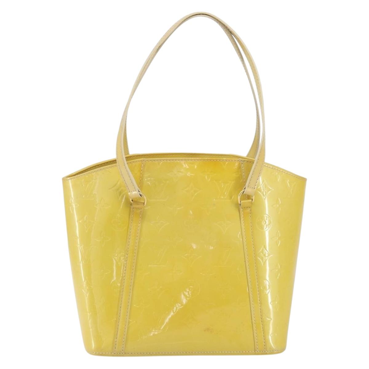 LOUIS VUITTON Monogram Vernis Avalon MM Tote Bag Broncorail M91743 Auth 162011