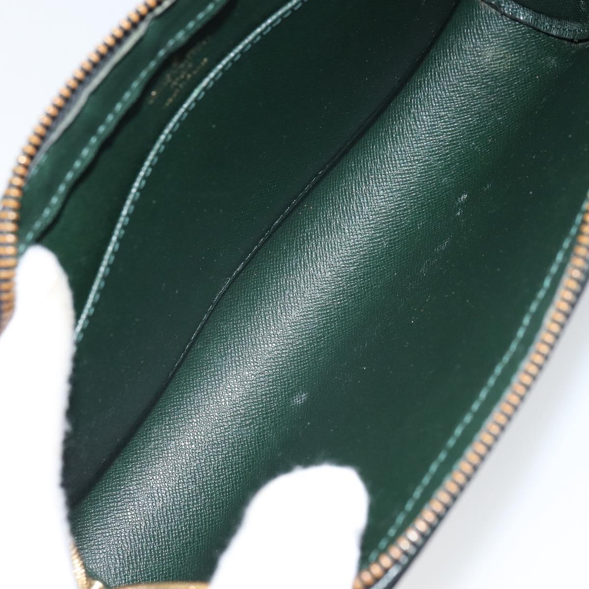 LOUIS VUITTON Taiga Baikal Clutch Bag Epicea M30184 LV Auth 162015