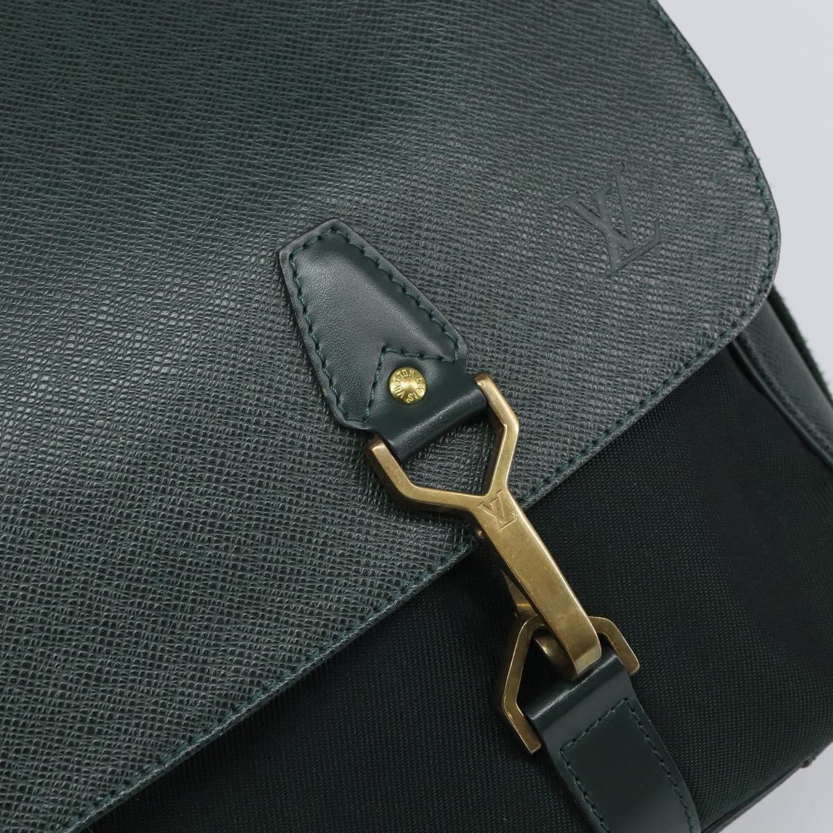 LOUIS VUITTON Taiga Leather Delsous Shoulder Bag Epicea M30164 LV Auth 162016