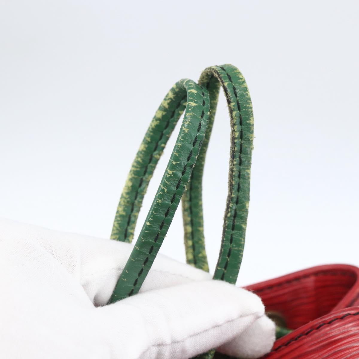 LOUIS VUITTON Epi Noe Shoulder Bag Tricolor Red Blue M44084 LV Auth 162018