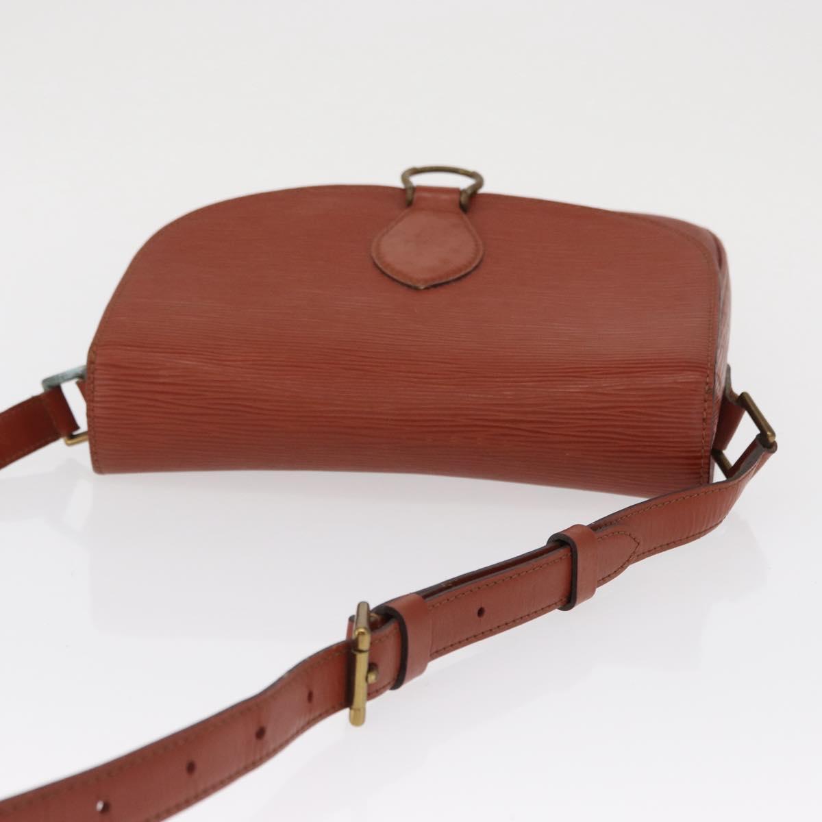 LOUIS VUITTON Epi Saint Cloud GM Shoulder Bag Brown M52193 LV Auth 162052