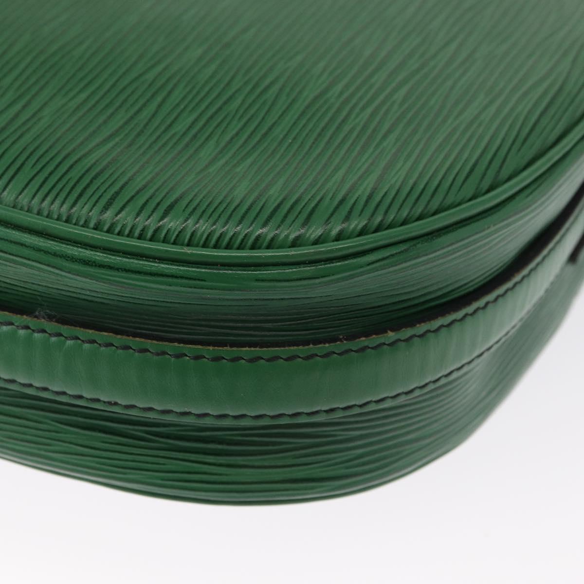 LOUIS VUITTON Epi Jeune Fille MM Shoulder Bag Green M52154 LV Auth 162053