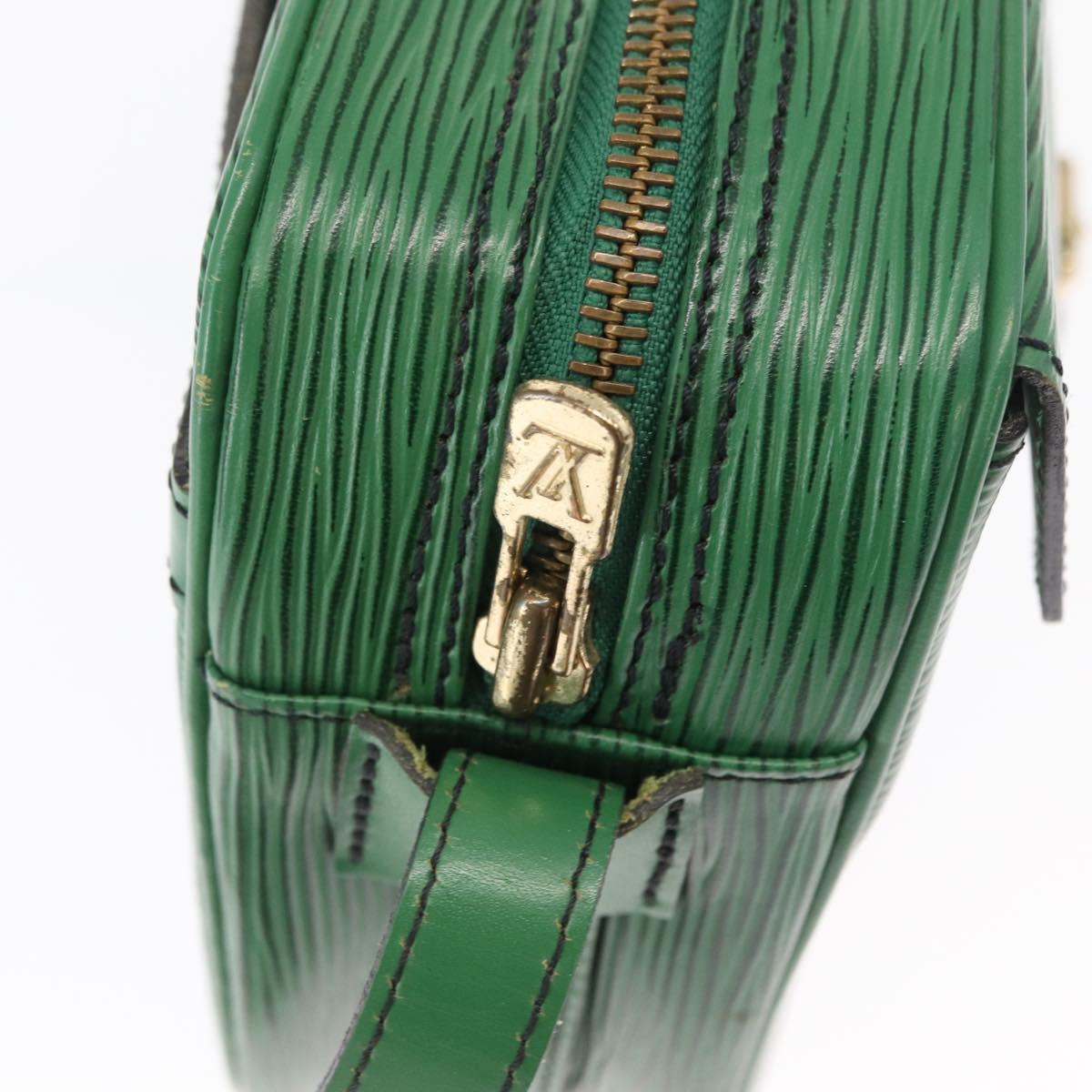 LOUIS VUITTON Epi Jeune Fille MM Shoulder Bag Green M52154 LV Auth 162053