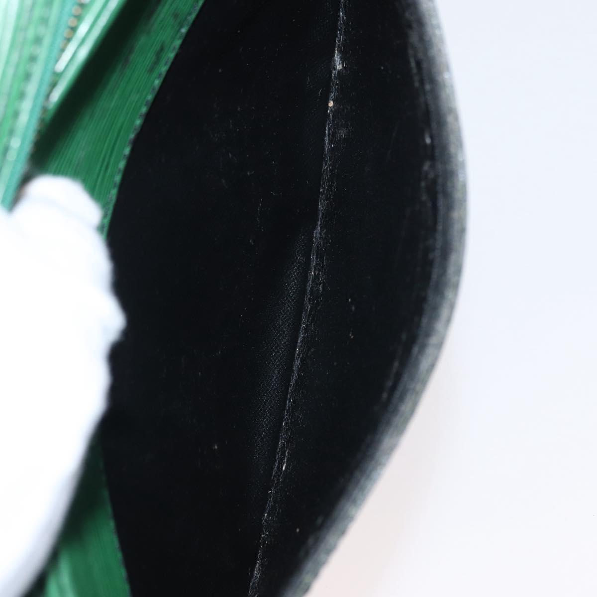 LOUIS VUITTON Epi Jeune Fille MM Shoulder Bag Green M52154 LV Auth 162053