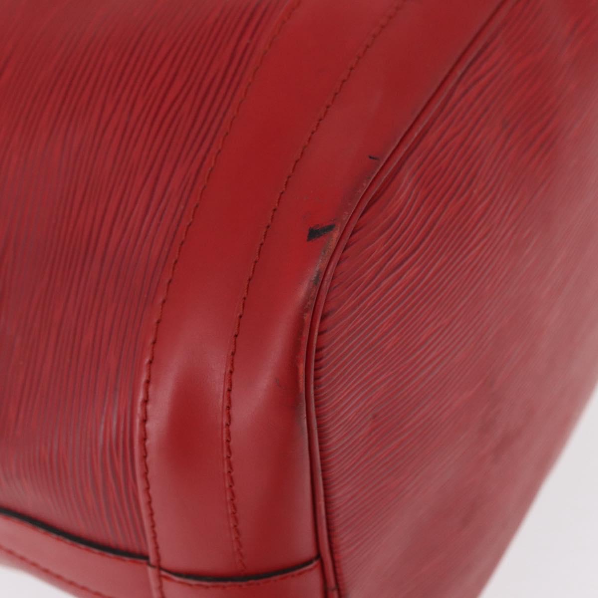 LOUIS VUITTON Epi Noe Shoulder Bag Red M44007 LV Auth 162058