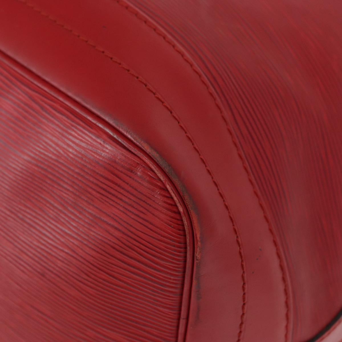 LOUIS VUITTON Epi Noe Shoulder Bag Red M44007 LV Auth 162058