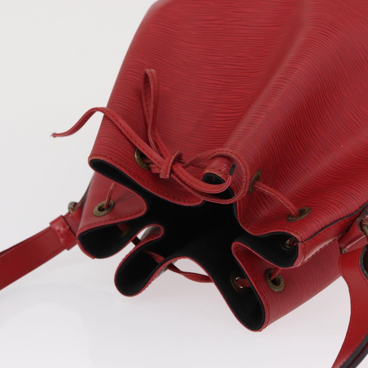 LOUIS VUITTON Epi Noe Shoulder Bag Red M44007 LV Auth 162058