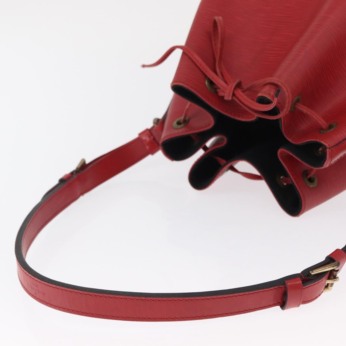 LOUIS VUITTON Epi Noe Shoulder Bag Red M44007 LV Auth 162058