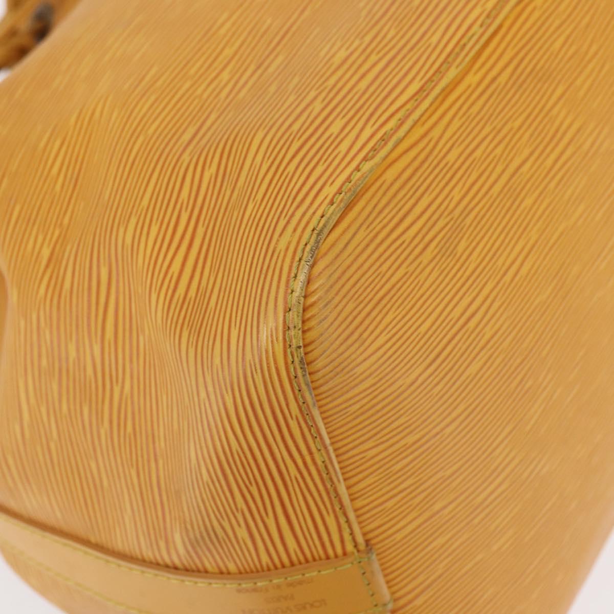 LOUIS VUITTON Epi Petit Noe Shoulder Bag Yellow M44109 LV Auth 162059