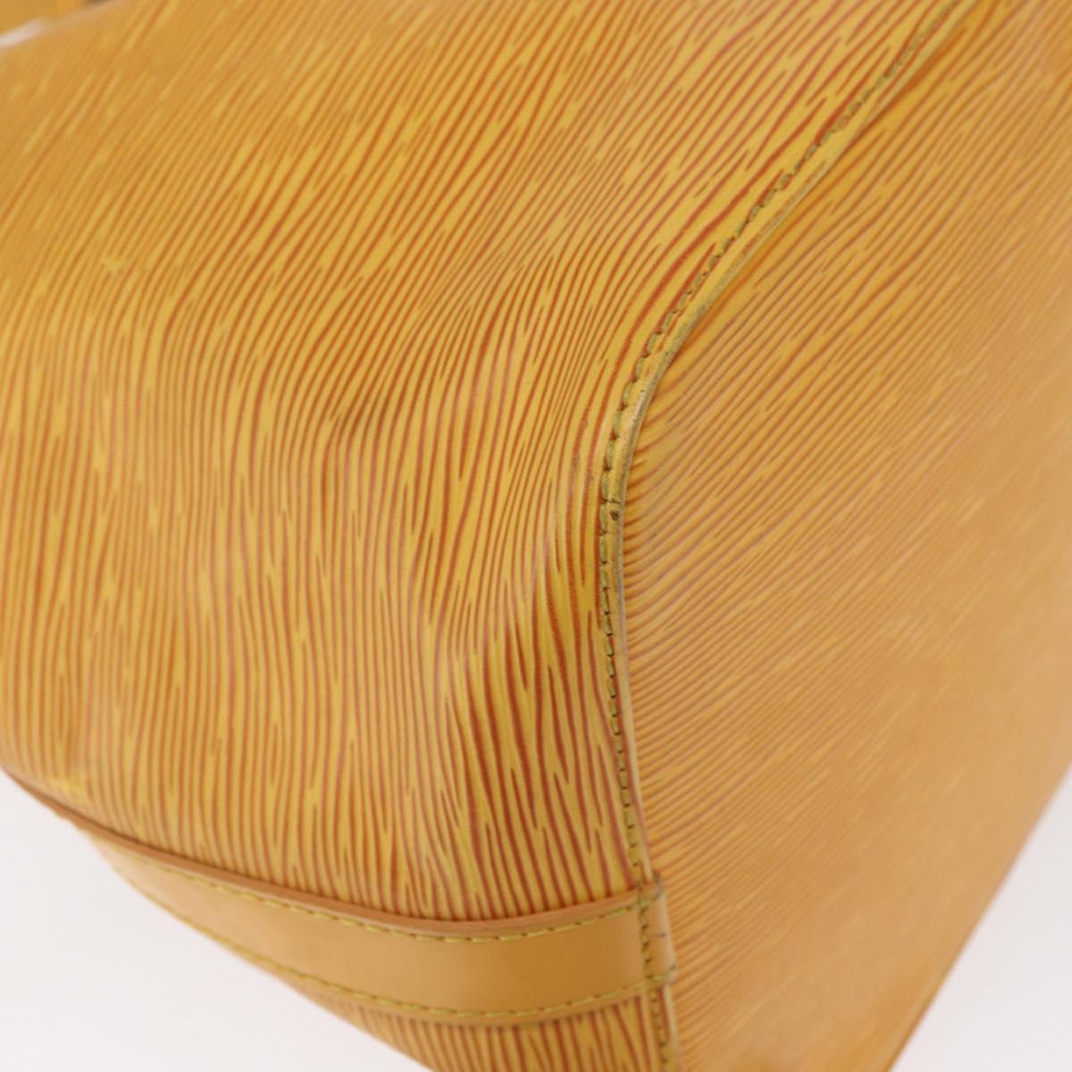 LOUIS VUITTON Epi Petit Noe Shoulder Bag Yellow M44109 LV Auth 162059