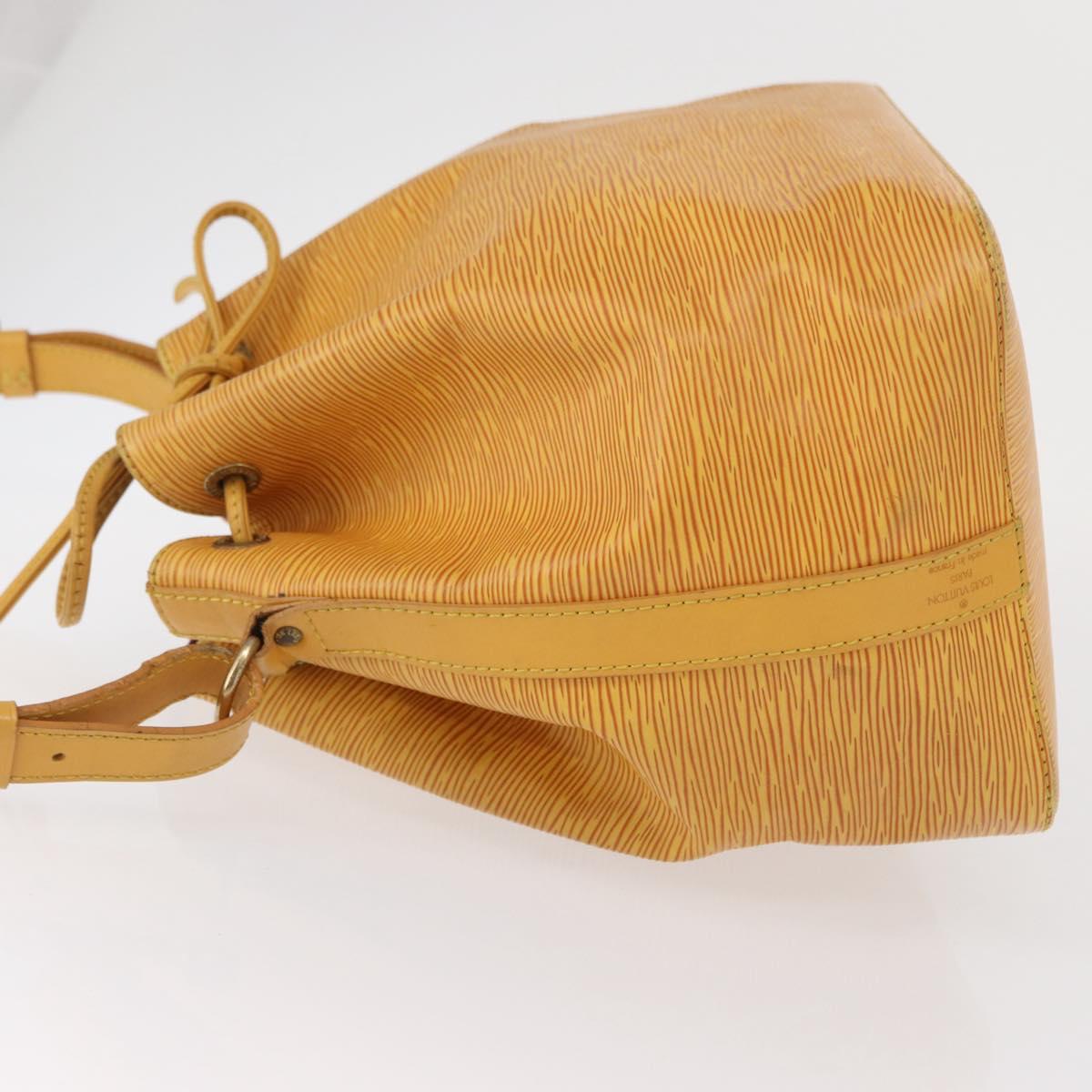 LOUIS VUITTON Epi Petit Noe Shoulder Bag Yellow M44109 LV Auth 162059