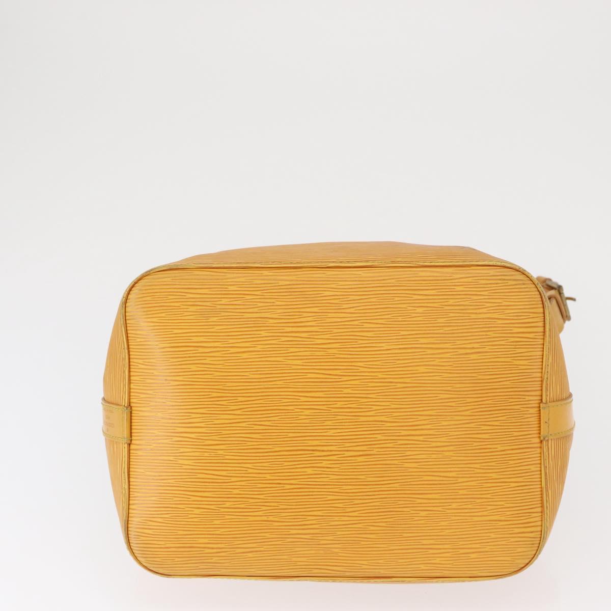 LOUIS VUITTON Epi Petit Noe Shoulder Bag Yellow M44109 LV Auth 162059